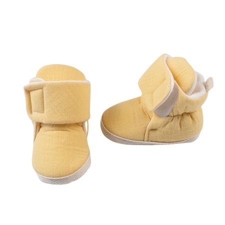 Botosi, sosete, dresuri, caciuli - Botosei pentru bebelusi, culoare Galben