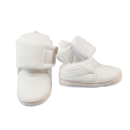 Botosi, sosete, dresuri, caciuli - Botosei pentru bebelusi, culoare alb