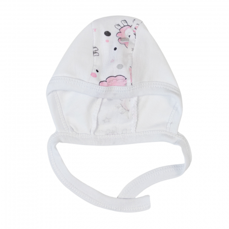 Botosi, sosete, dresuri, caciuli - Caciulita stil TICHIE pentru nou nascuti