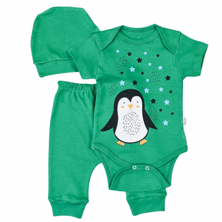 Compleu 3 piese micul Pinguin [0]