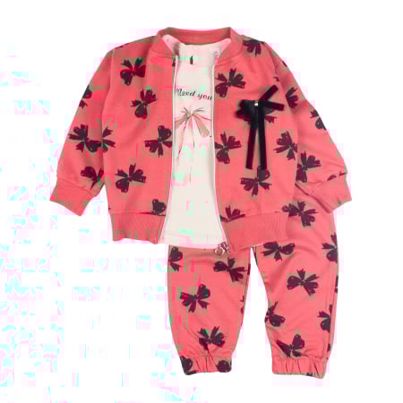 Seturi fetite - Compleu 3 piese pentru fetite, model Fundite