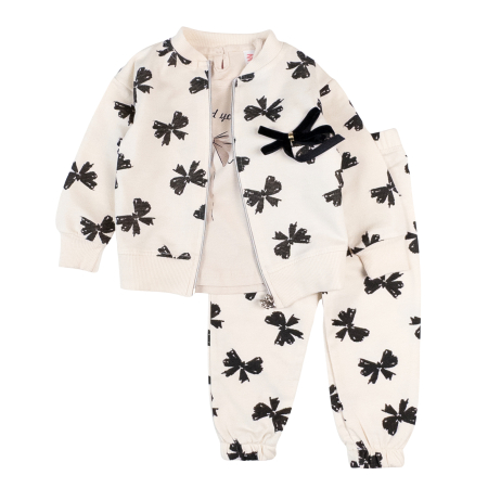 Seturi fetite - Compleu 3 piese pentru fetite, model Fundite