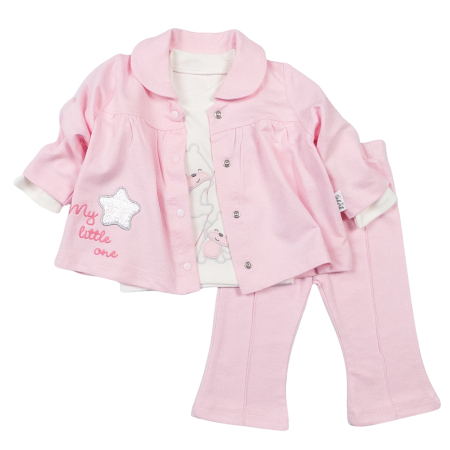 Seturi fetite - Compleu 3 piese pentru fetite, model Little One