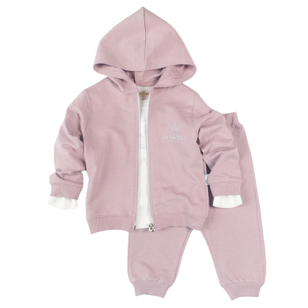 Imbracaminte nou-nascuti ❤️ - Compleu 3 piese pentru fetite, model Princess