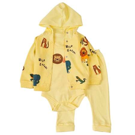 Compleu bebelusi 3 piese, model Jungle [0]
