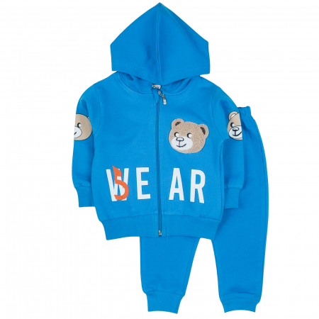 Haine bebelusi baieti - Compleu bebelusi model bear blue