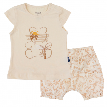 Seturi fetite - Compleu pentru fetite, model cu ursulet