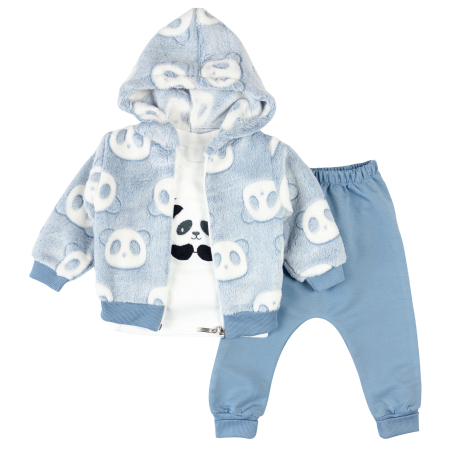Compleuri bebelusi baieti - Compleu pentru bebeluși, model Koala albastru