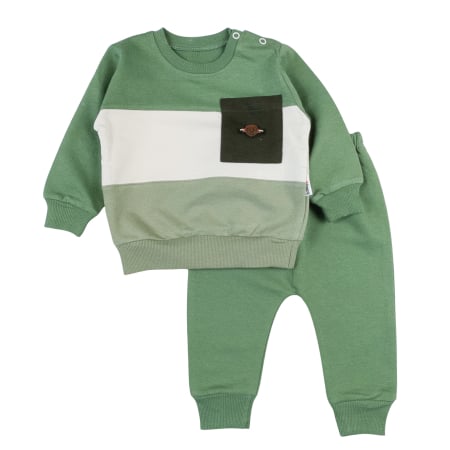 Haine bebelusi baieti - Compleu pentru bebelusi, model Vernil