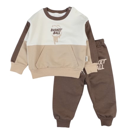 Haine bebelusi baieti - Compleu pentru bebelusi, model Basket
