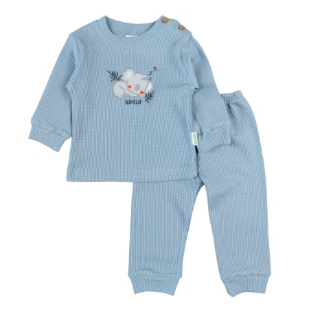 Haine bebelusi baieti - Compleu pentru bebelusi, model Koala, blue