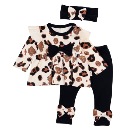 Noutăți - Compleu pentru fetite, 3 piese, Fashion Print