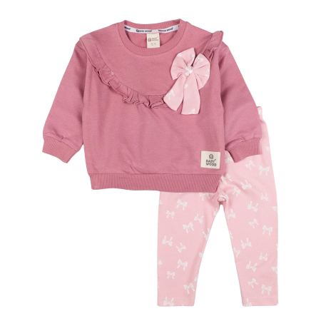 Seturi fetite - Compleu pentru fetite, roz pudra