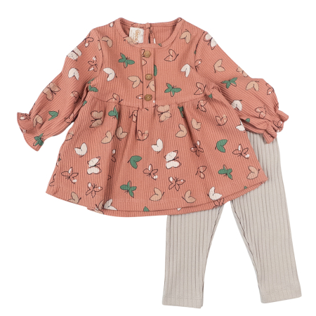 Seturi fetite - Compleu pentru fetite, model Fluturasi