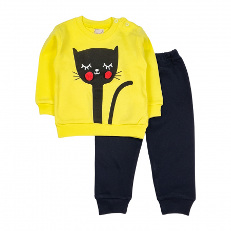 Haine bebelusi fete - Compleu pisic