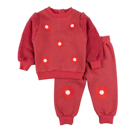 Seturi fetite - Compleu vătuit pentru fetite, model Grena