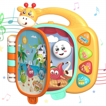 Jucarii - Jucarie interactiva Carte cu ilustratii si pagini cu sunete