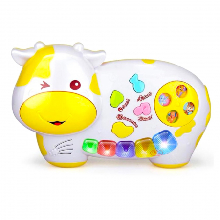 Jucarii - Jucarie muzicala mini pianina cu lumini si sunete