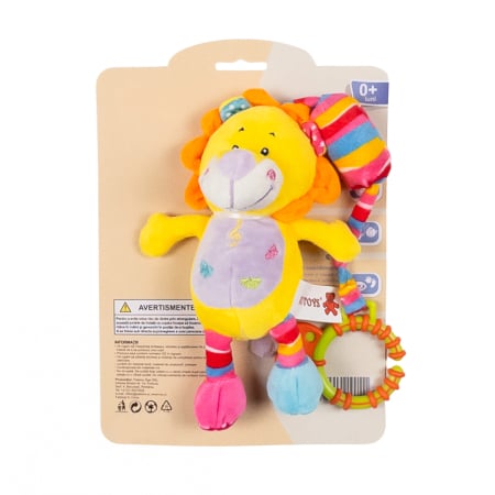 Jucarii zornaitoare - Jucarie zornaitoare pentru bebelusi, model Leu, unisex, +0