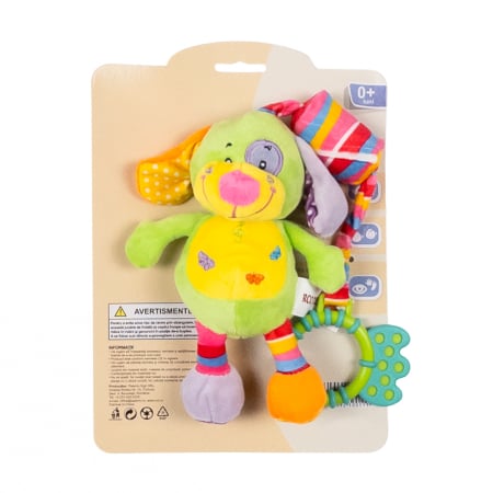 Jucarii zornaitoare - Jucarie zornaitoare pentru bebelusi, model Catelus, unisex, +0