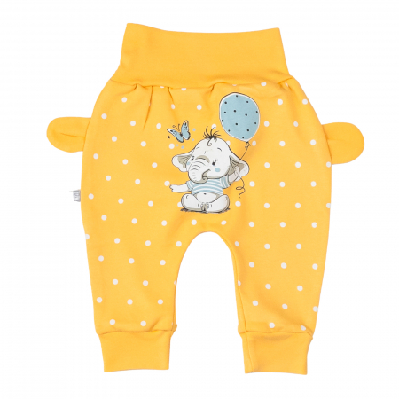 Pantalonasi fetite - Pantaloni bebelusi elefantel