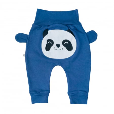 Haine bebelusi baieti - Pantaloni bebelusi model Bear blue