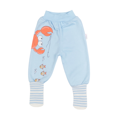 Imbracaminte nou-nascuti - Pantaloni pentru bebelusi, model cu botosei