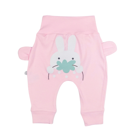 Haine bebelusi fete - Pantaloni pentru bebelusi, model Iepuras
