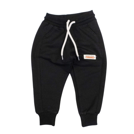 Haine bebelusi baieti - Pantaloni trening, model Black
