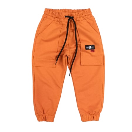 Haine bebelusi fete - Pantaloni trening, model Portocaliu