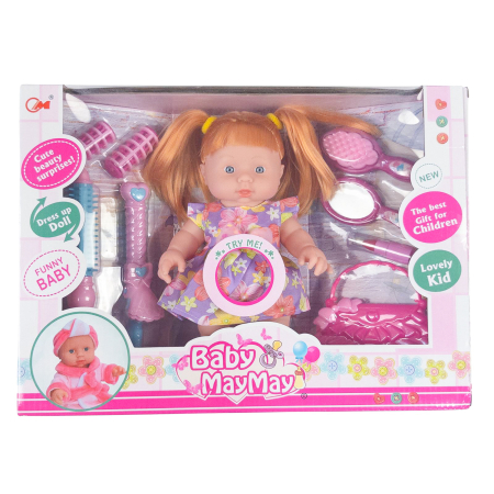 Jucarii - Papusa Interactiva Cu Accesorii Pentru Copii,  Functii Si Set De Ingrijire, 12 Luni+