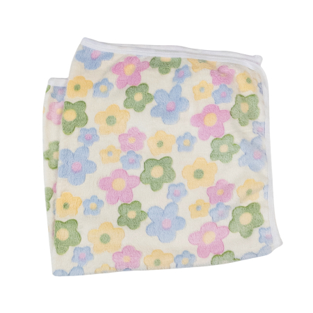 Paturici bebelus - Paturica cocolino model Floricele, 70X70 CM