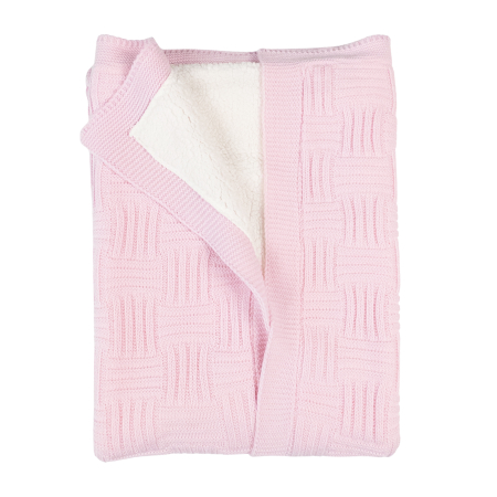 Paturici bebelus - Paturica tricotata, model BabyDream, 75X 90 CM