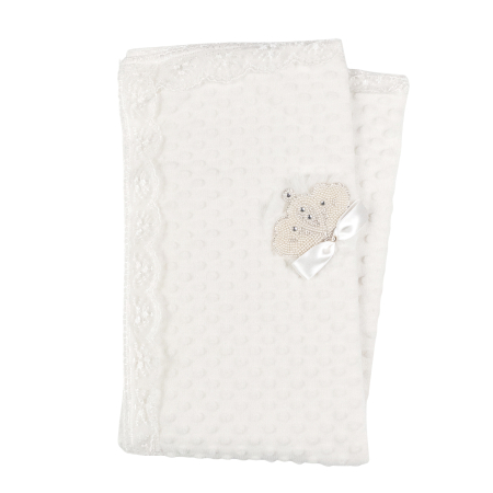 Botosi, sosete, dresuri, caciuli - Paturica pentru bebelusi, 75X 90 CM