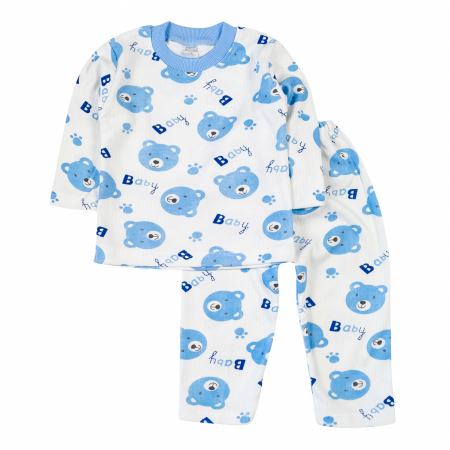 Haine bebelusi baieti - Pijamale bebelusi Ursuleti blue