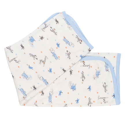 Botosi, sosete, dresuri, caciuli - Pled pentru bebelusi, model Safari, 80X90 CM