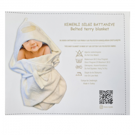 Prosop infasat bebelusi model Love, 75x85 CM [1]