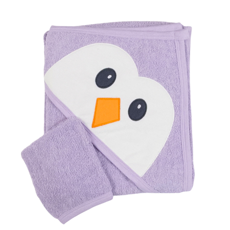 Botosi, sosete, dresuri, caciuli - Prosop pentru bebelusi, model Pinguin,  85 X 70 CM