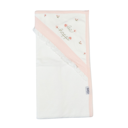 Botosi, sosete, dresuri, caciuli - Prosop pentru bebelusi, model Happy, 90 x 75 cm