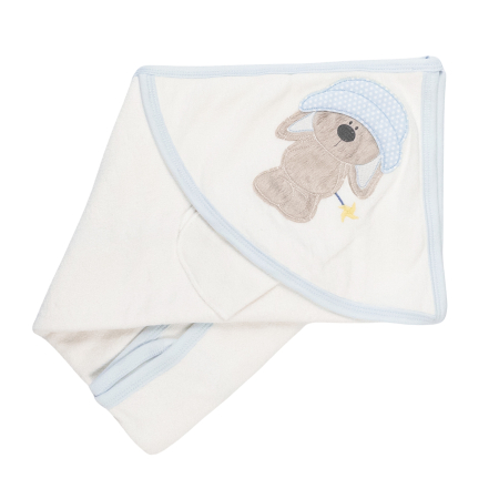 Botosi, sosete, dresuri, caciuli - Prosop pentru bebelusi, model Puppy, 100 X 75 CM