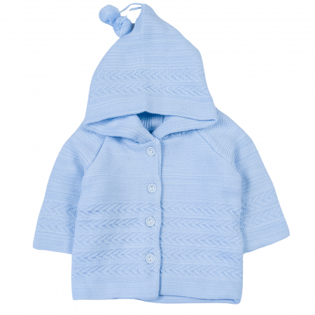 Compleuri bebelusi baieti - Pulover tricotat, bleu