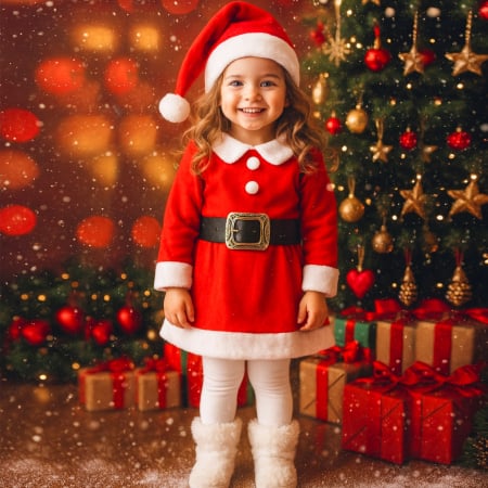 Rochita Craciunita pentru fetite 0-2 ani [2]