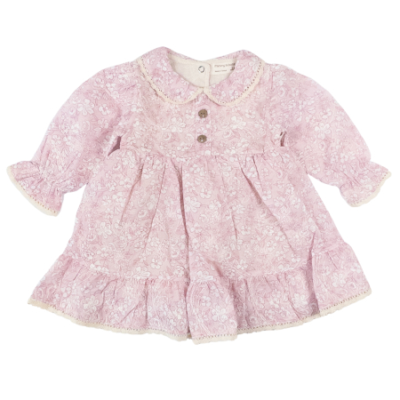 Haine bebelusi fete ❤️ - Rochita pentru bebelusi, imprimeu Floricele roz