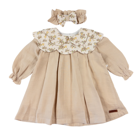 Rochite bebelusi - Rochiță și Bentiță Asortată, model Floral