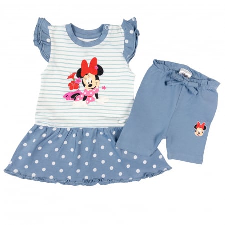 Haine bebelusi fete ❤️ - Rochita si pantalonasi scurti,  model Minnie