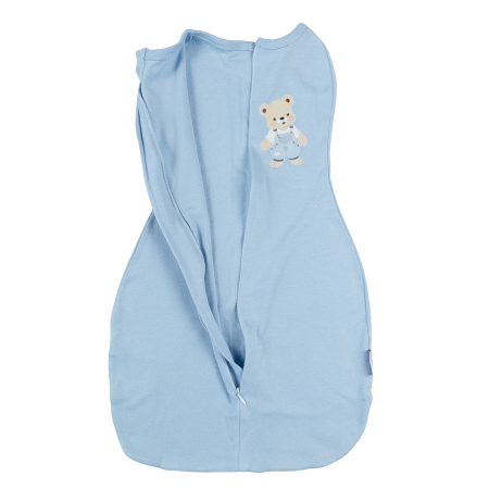 Botosi, sosete, dresuri, caciuli - Sac de dormit pentru bebelusi, 0-3 luni, albastru