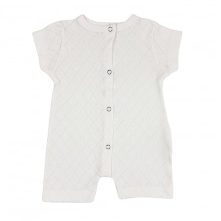 Salopete bebelusi baieti - Salopetă bebeluși culoare alb