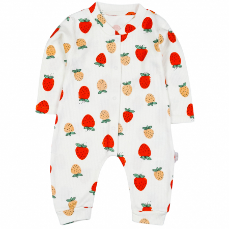 Salopete bebelusi fete - Salopeta bebelusi model Capsunele