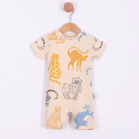 Salopete bebelusi baieti - Salopetă bebeluși – Model Pisicute