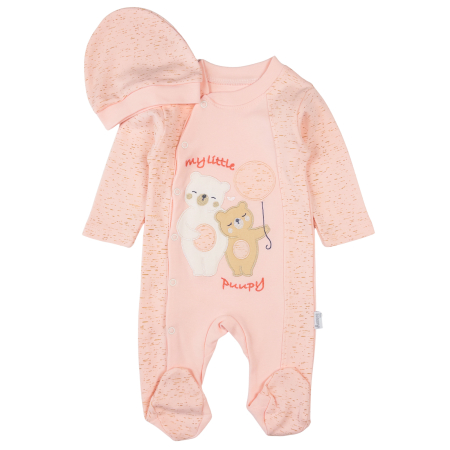 Imbracaminte nou-nascuti - Salopeta bebelusi model cu ursuleti